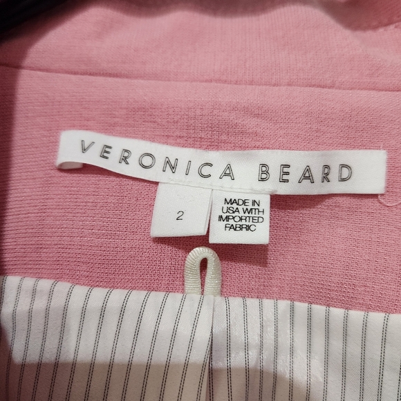 Veronica Beard Miller Dickey Jacket Pink Size 2 - Picture 5 of 10